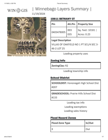 15611 Bethany Ct ( Duplex Condo Lot ), SOUTH BELOIT, Illinois 61080, ,Land,For Sale,Bethany Ct ( Duplex Condo Lot ),202406574