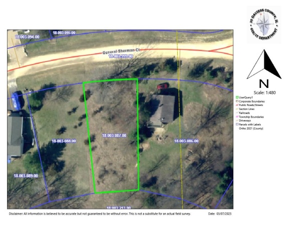 3A87 General Sherman, APPLE RIVER, Illinois 61001, ,Land,For Sale,General Sherman,202501006
