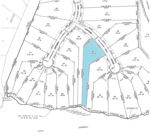 25-60 Cottage Hill, LAKE CARROLL, Illinois 61046, ,Land,For Sale,Cottage Hill,202501667