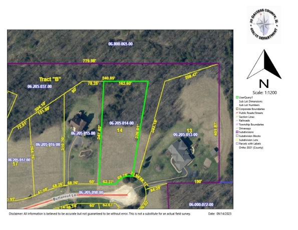 26 Butternut, GALENA, Illinois 61036, ,Land,For Sale,Butternut,202505668