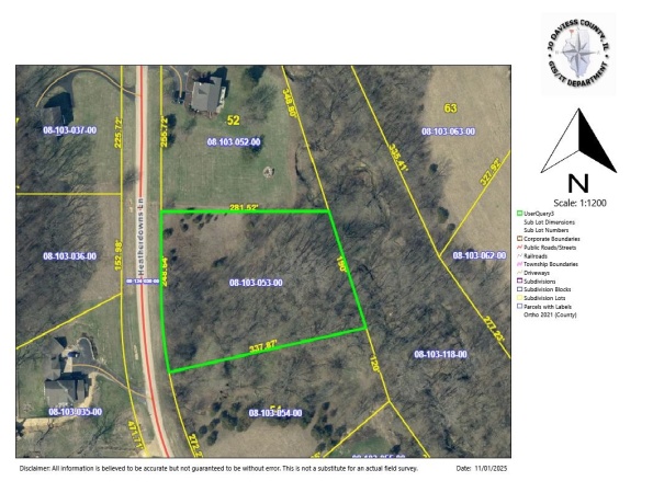 62 Heatherdowns, GALENA, Illinois 61036, ,Land,For Sale,Heatherdowns,202506803