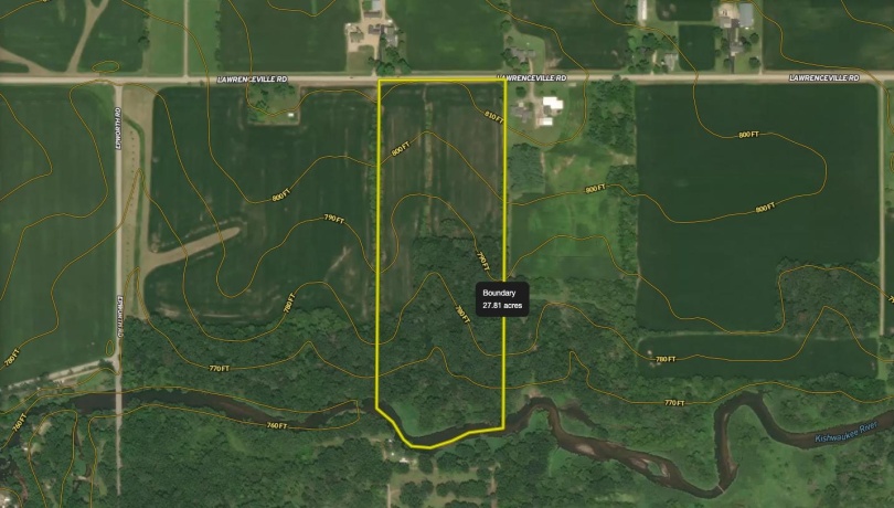 00 Lawrenceville, GARDEN PRAIRIE, Illinois 61038, ,Land,For Sale,Lawrenceville,202507466