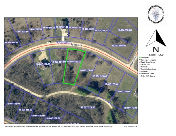 7A180 APACHE, APPLE RIVER, Illinois 61001, ,Land,For Sale,APACHE,202600304