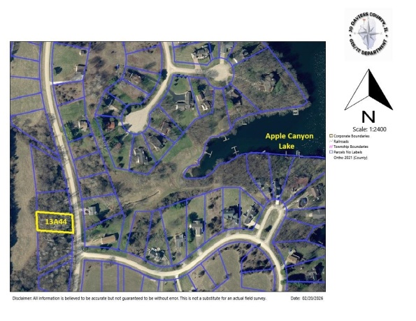 13A44 Pioneer, APPLE RIVER, Illinois 61001, ,Land,For Sale,Pioneer,202600928