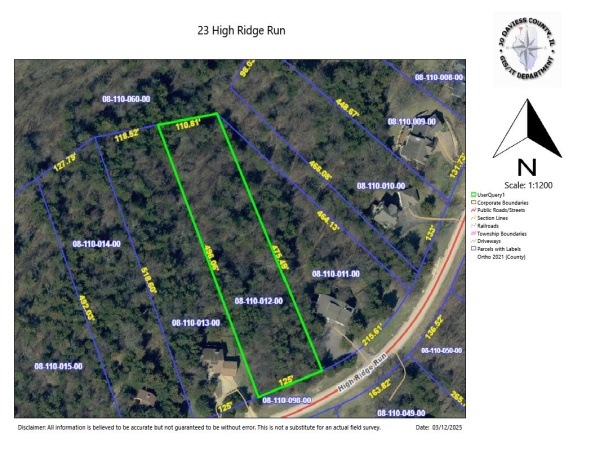 23 High Ridge, GALENA, Illinois 61036, ,Land,For Sale,High Ridge,202601190