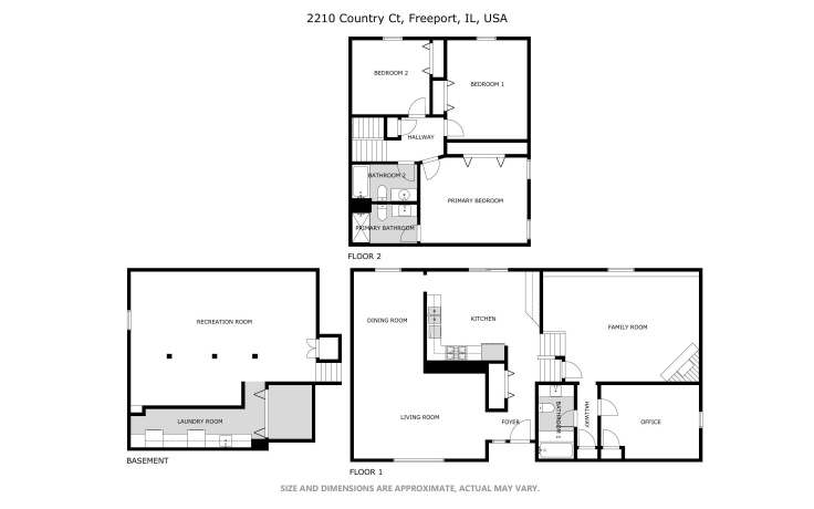 2210 Country, FREEPORT, Illinois 61032, 4 Bedrooms Bedrooms, ,3 BathroomsBathrooms,House,For Sale,Country,202601234