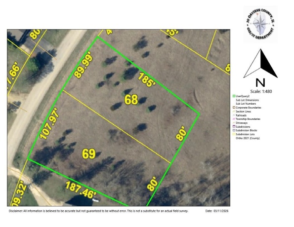 12A68 Washington, APPLE RIVER, Illinois 61001, ,Land,For Sale,Washington,202601318
