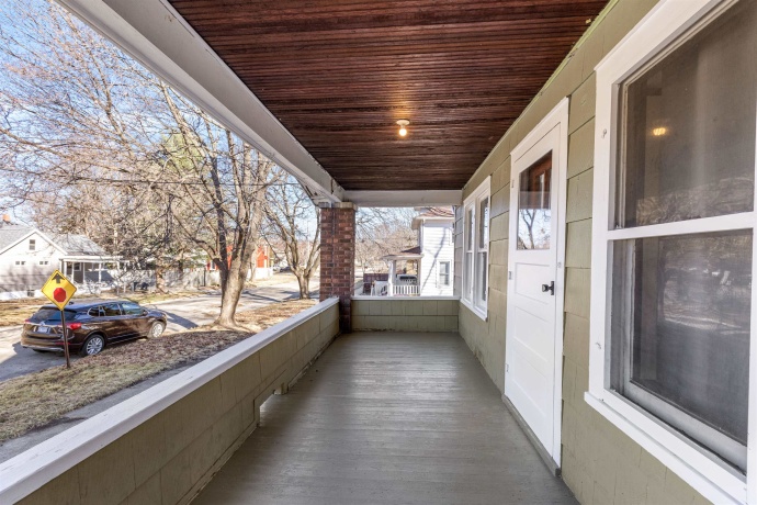 Freshly Painted Porch