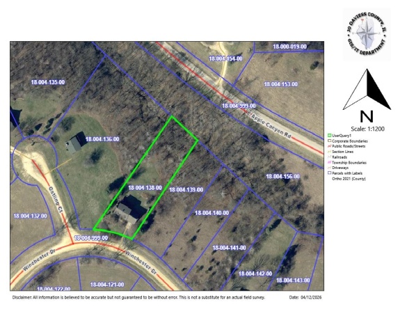 4A138 Winchester, APPLE RIVER, Illinois 61001, 3 Bedrooms Bedrooms, ,2 BathroomsBathrooms,House,For Sale,Winchester,202602054