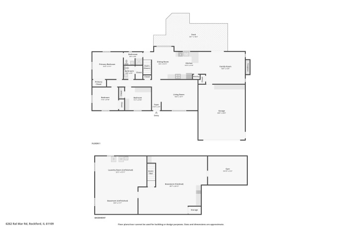 6262 Ral Mar, ROCKFORD, Illinois 61109, 3 Bedrooms Bedrooms, ,2 BathroomsBathrooms,House,For Sale,Ral Mar,202601987