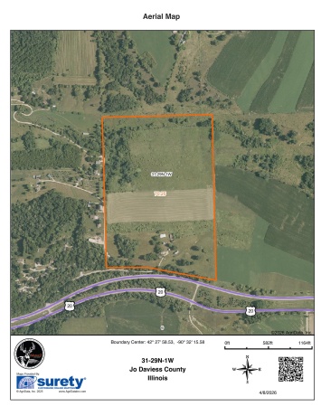 15700 Imbus Lane, EAST DUBUQUE, Illinois 61025, 2 Bedrooms Bedrooms, ,1 BathroomBathrooms,Farm,For Sale,Imbus Lane,202602159