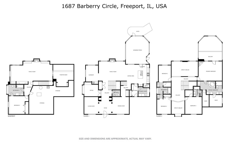 1687 Barberry, FREEPORT, Illinois 61032, 5 Bedrooms Bedrooms, ,4 BathroomsBathrooms,House,For Sale,Barberry,202602352