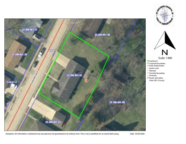 1205 Lincoln, GALENA, Illinois 61036, 3 Bedrooms Bedrooms, ,2 BathroomsBathrooms,House,For Sale,Lincoln,202602565