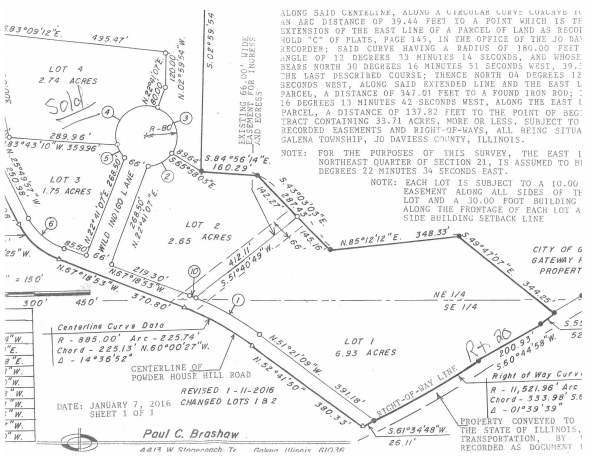 Lot 3 US Rt 20 W, GALENA, Illinois 61036, ,Land,For Sale,US Rt 20 W,202602607