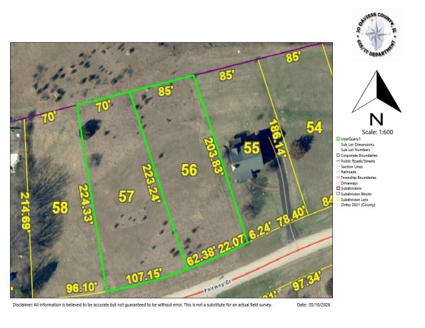 11A56 Fairway, APPLE RIVER, Illinois 61001, ,Land,For Sale,Fairway,202602856
