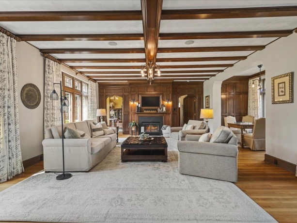 Beamed ceilings