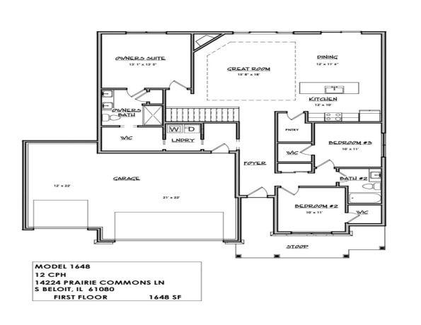 14224 Prairie Commons, SOUTH BELOIT, Illinois 61080, 3 Bedrooms Bedrooms, ,2 BathroomsBathrooms,House,For Sale,Prairie Commons,202603553