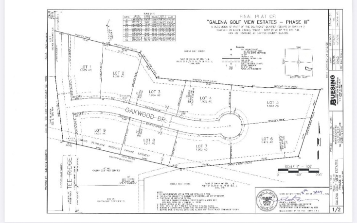 Lot 7 Galena Golf View Estates Phase lll, GALENA, Illinois 61036, ,Land,For Sale,Galena Golf View Estates Phase lll,202603906
