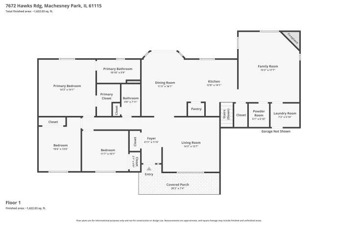 7672 Hawks, MACHESNEY PARK, Illinois 61115, 3 Bedrooms Bedrooms, ,2 BathroomsBathrooms,House,For Sale,Hawks,202603928