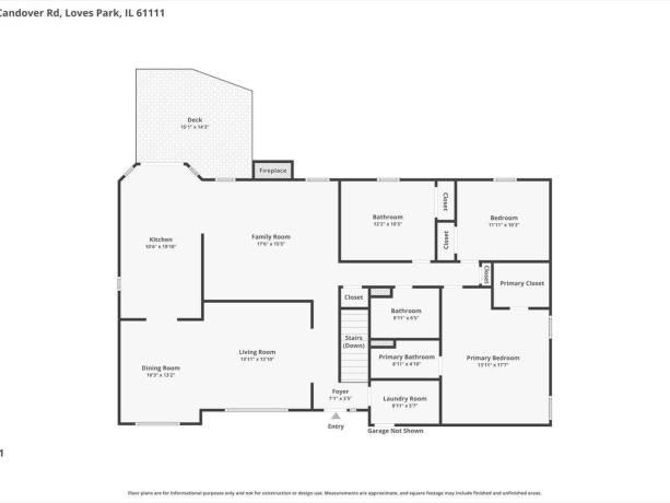 5870 Candover, LOVES PARK, Illinois 61111, 3 Bedrooms Bedrooms, ,2 BathroomsBathrooms,House,For Sale,Candover,202604351